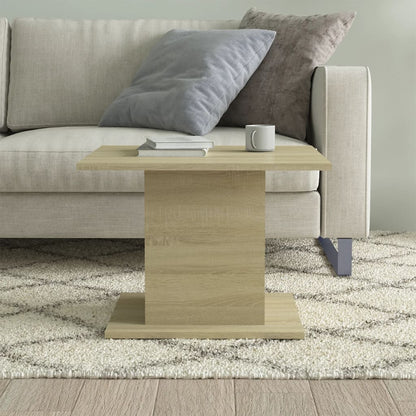 Couchtisch Sonoma-Eiche 55,5x55,5x40 cm Holzwerkstoff - Pazzar.ch