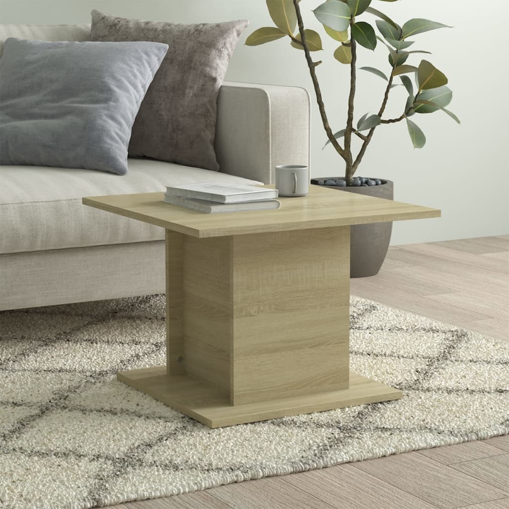 Couchtisch Sonoma-Eiche 55,5x55,5x40 cm Holzwerkstoff - Pazzar.ch