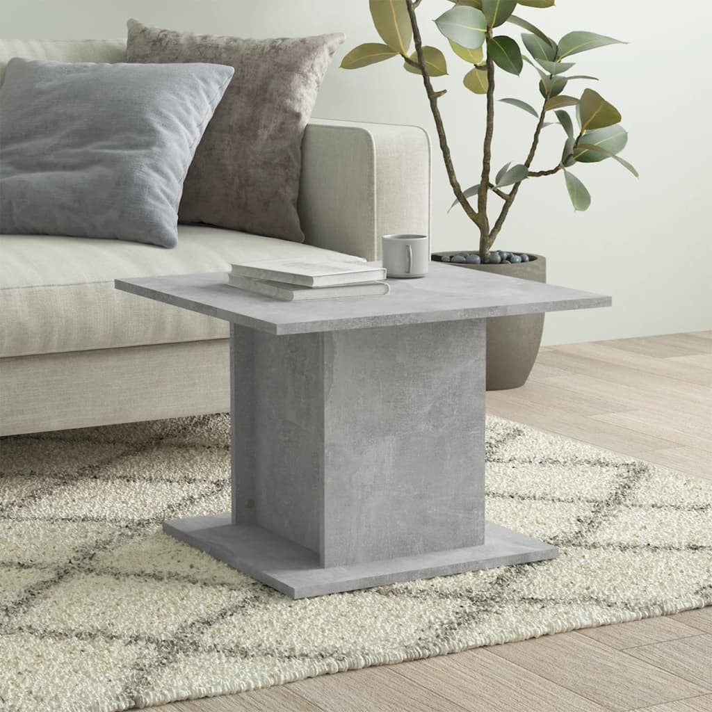 Couchtisch Betongrau 55,5x55,5x40 cm Holzwerkstoff - Pazzar.ch