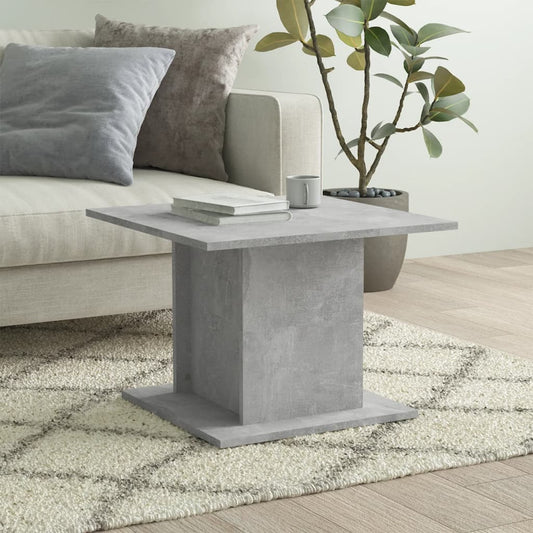 Couchtisch Betongrau 55,5x55,5x40 cm Holzwerkstoff - Pazzar.ch