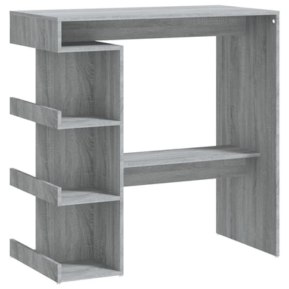 Bartisch mit Regal Grau Sonoma 100x50x101,5 cm - Pazzar.ch