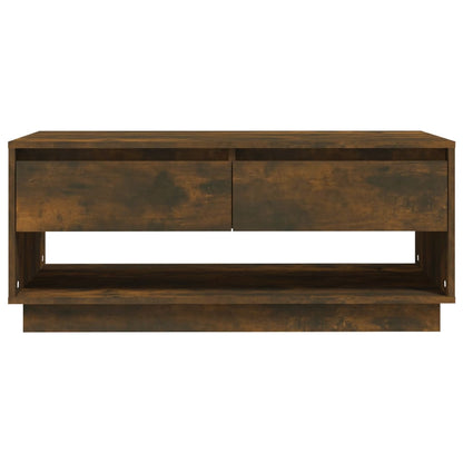 Couchtisch Räuchereiche 102,5x55x44 cm Holzwerkstoff - Pazzar.ch