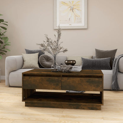 Couchtisch Räuchereiche 102,5x55x44 cm Holzwerkstoff - Pazzar.ch