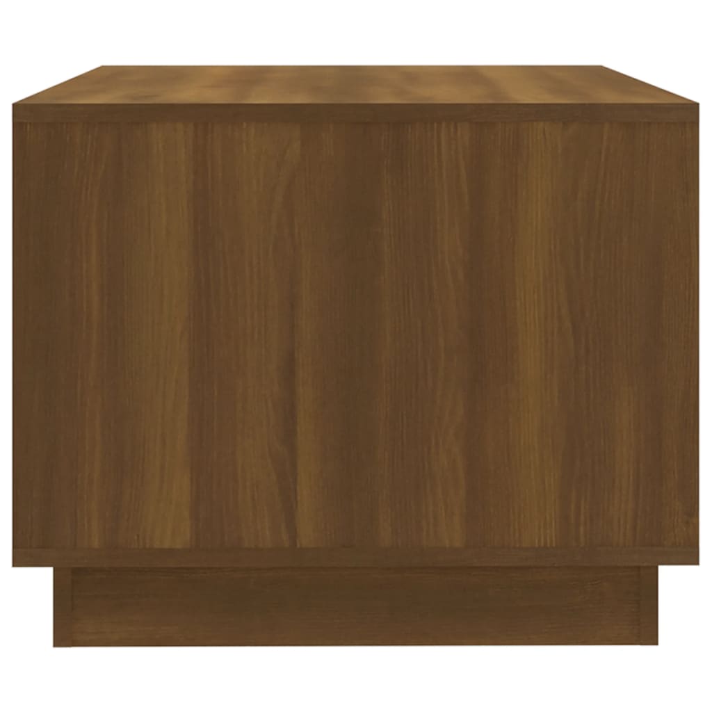 Couchtisch Braun Eiche-Optik 102,5x55x44 cm Holzwerkstoff - Pazzar.ch