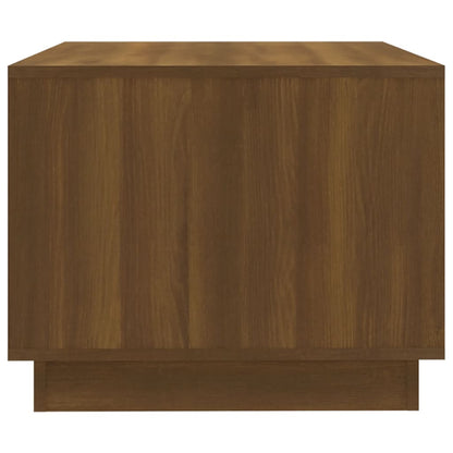 Couchtisch Braun Eiche-Optik 102,5x55x44 cm Holzwerkstoff - Pazzar.ch