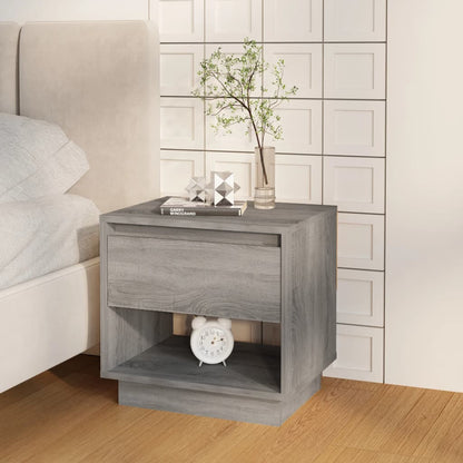 Nachttische 2 Stk. Grau Sonoma 45x34x44 cm Holzwerkstoff - Pazzar.ch