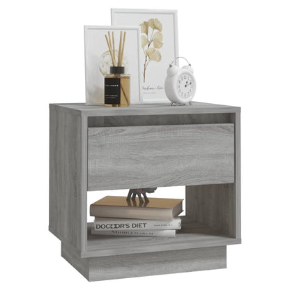 Nachttische 2 Stk. Grau Sonoma 45x34x44 cm Holzwerkstoff - Pazzar.ch