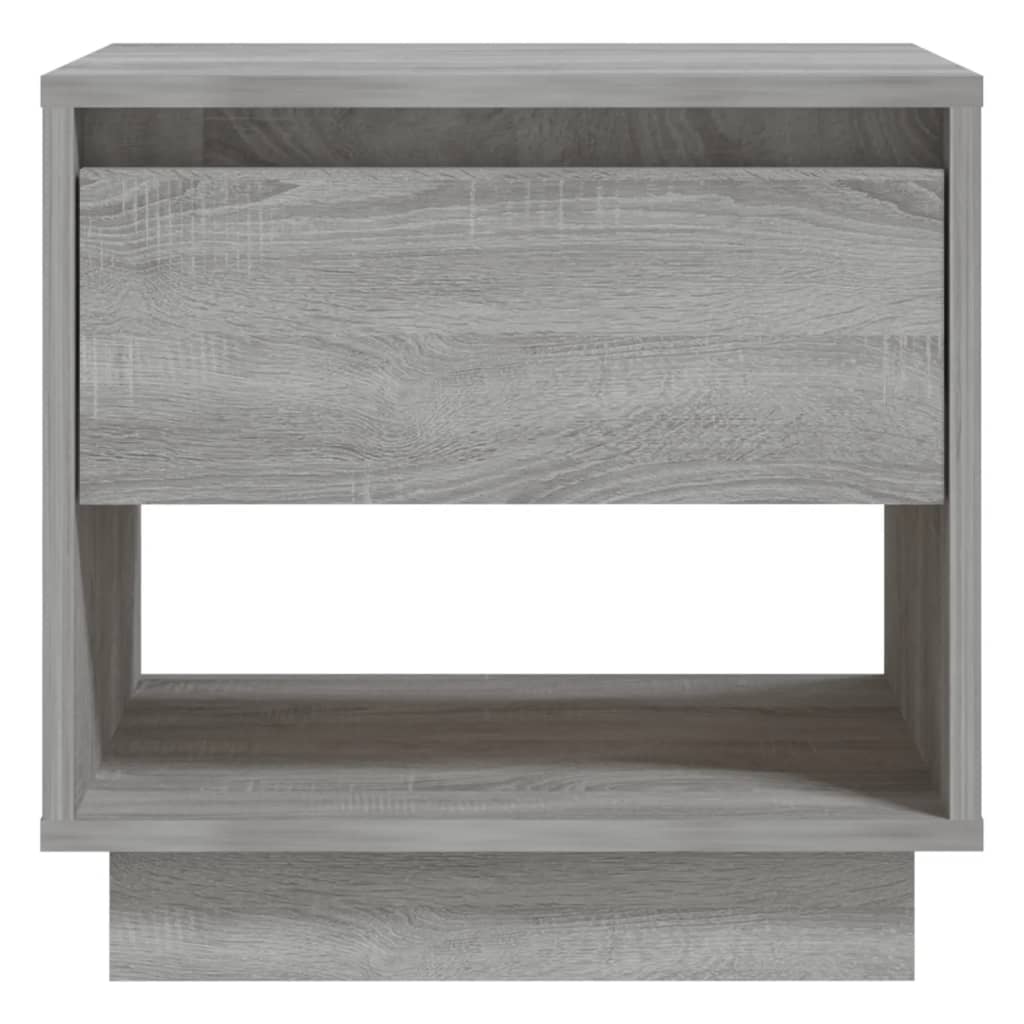 Nachttische 2 Stk. Grau Sonoma 45x34x44 cm Holzwerkstoff