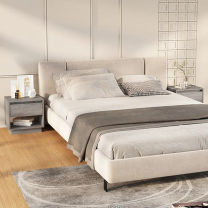 Nachttische 2 Stk. Grau Sonoma 45x34x44 cm Holzwerkstoff - Pazzar.ch