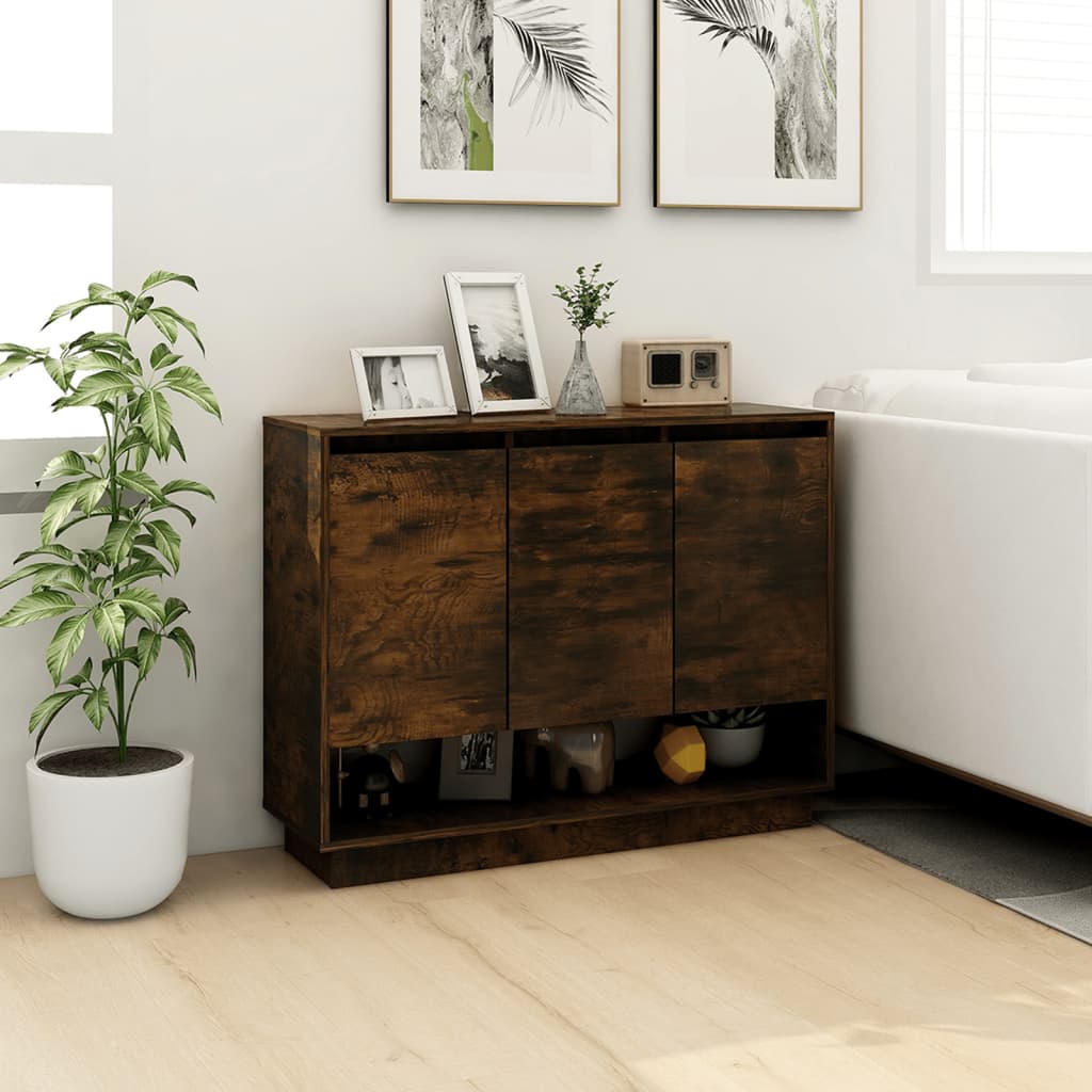 Sideboard Räuchereiche 97x31x75 cm Holzwerkstoff - Pazzar.ch