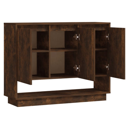 Sideboard Räuchereiche 97x31x75 cm Holzwerkstoff - Pazzar.ch