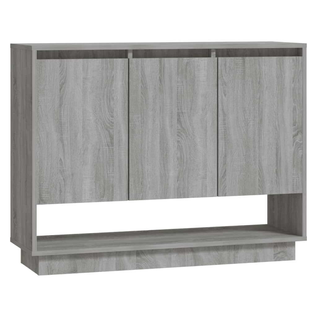 Sideboard Grau Sonoma 97x31x75 cm Holzwerkstoff - Pazzar.ch
