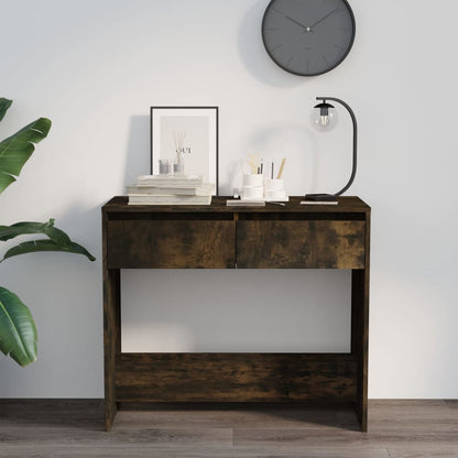 Konsolentisch Räuchereiche 89x41x76,5 cm Holzwerkstoff - Pazzar.ch