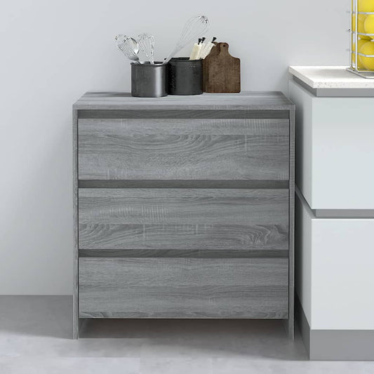 Sideboard Grau Sonoma 70x41x75 cm Holzwerkstoff - Pazzar.ch