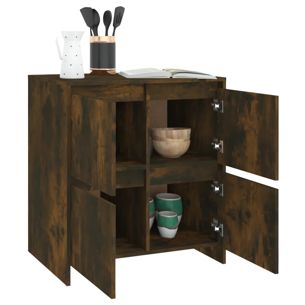 Sideboard Räuchereiche 70x41x75 cm Holzwerkstoff - Pazzar.ch
