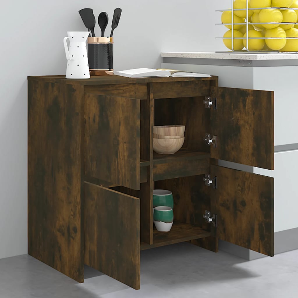 Sideboard Räuchereiche 70x41x75 cm Holzwerkstoff - Pazzar.ch