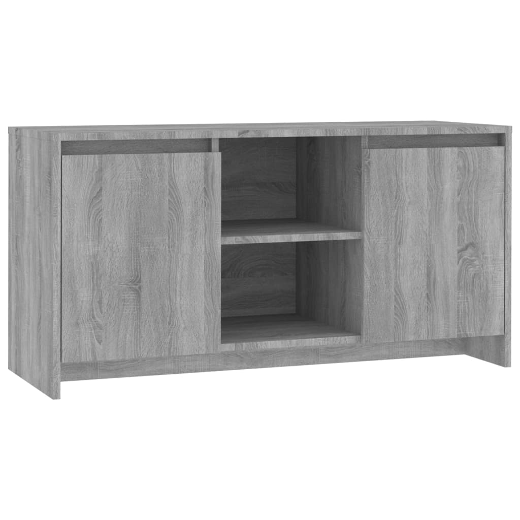 TV-Schrank Grau Sonoma-Eiche 102x37,5x52,5 cm Holzwerkstoff - Pazzar.ch