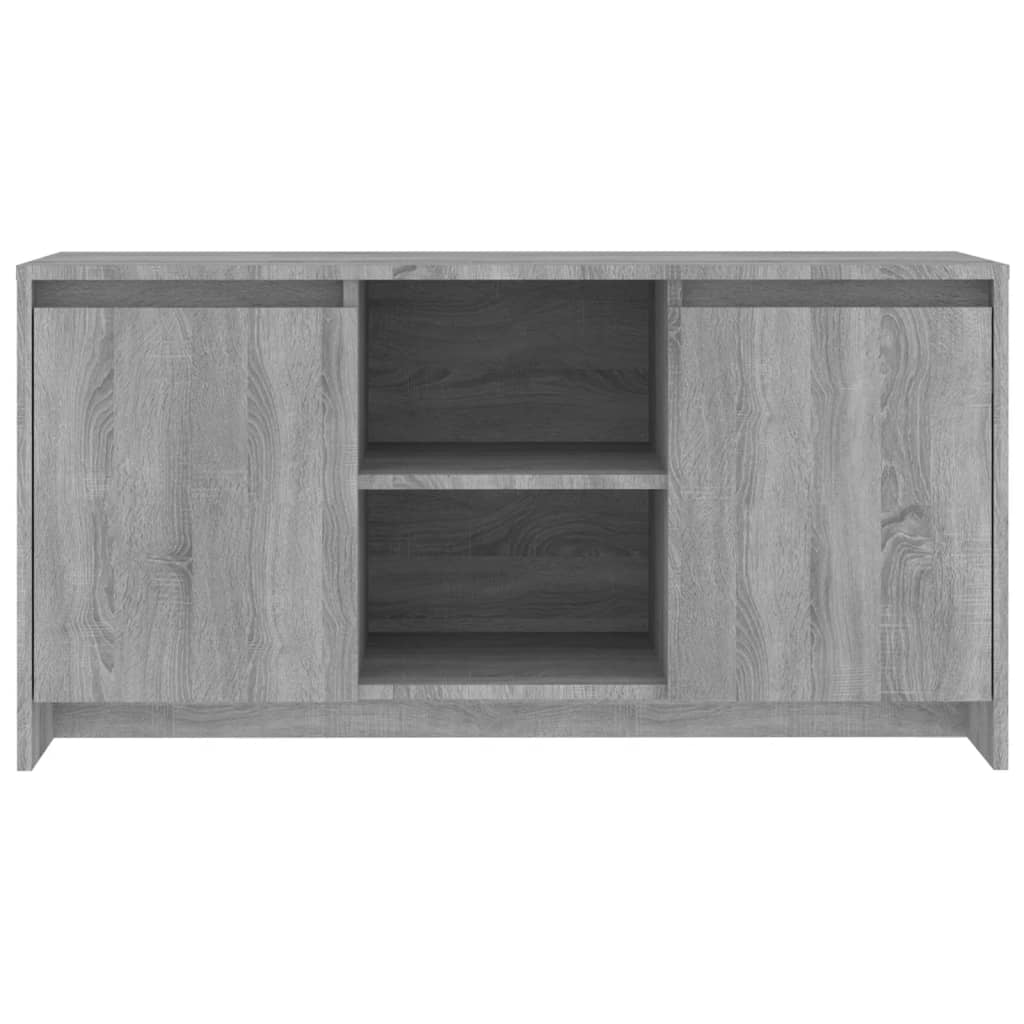 TV-Schrank Grau Sonoma-Eiche 102x37,5x52,5 cm Holzwerkstoff - Pazzar.ch
