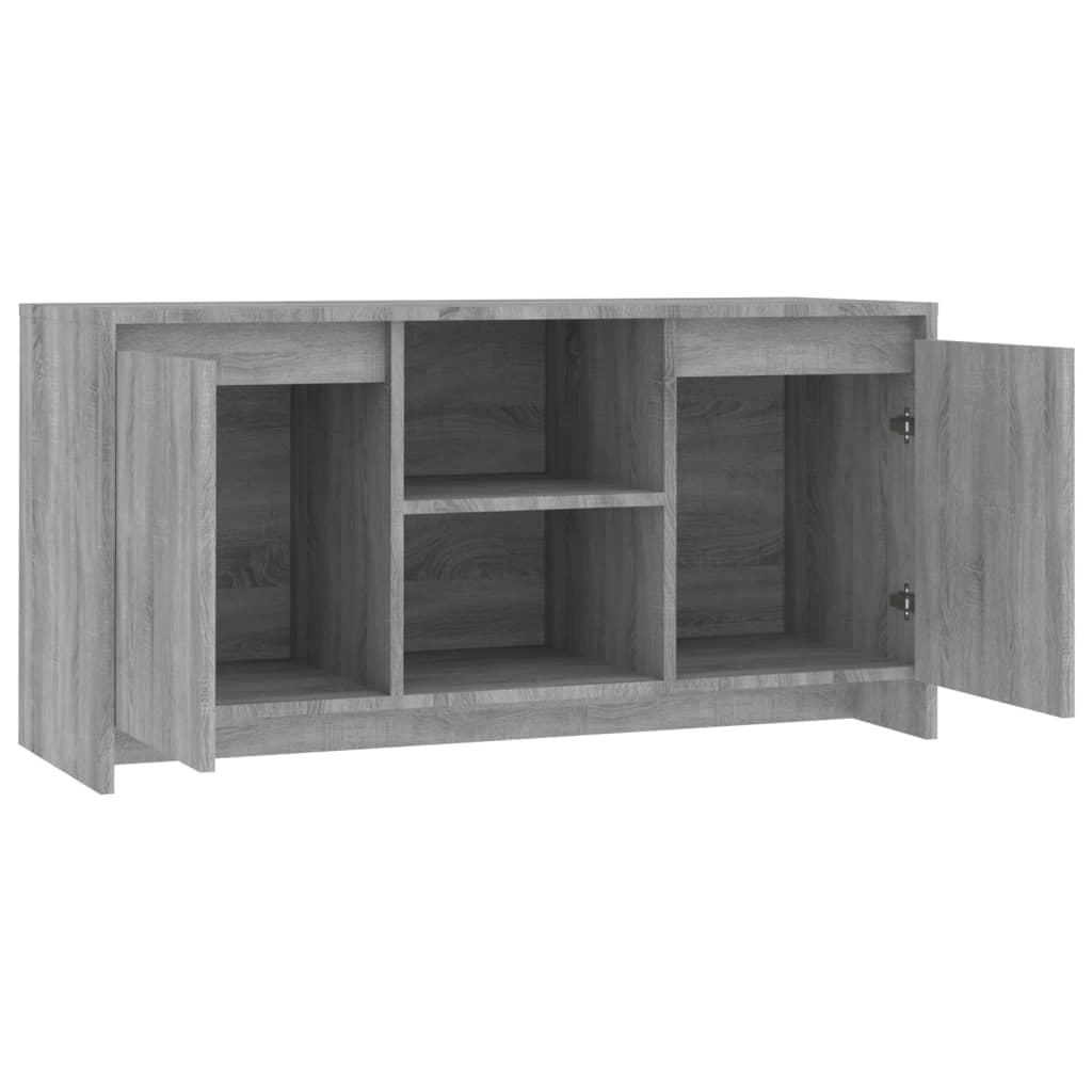 TV-Schrank Grau Sonoma-Eiche 102x37,5x52,5 cm Holzwerkstoff - Pazzar.ch