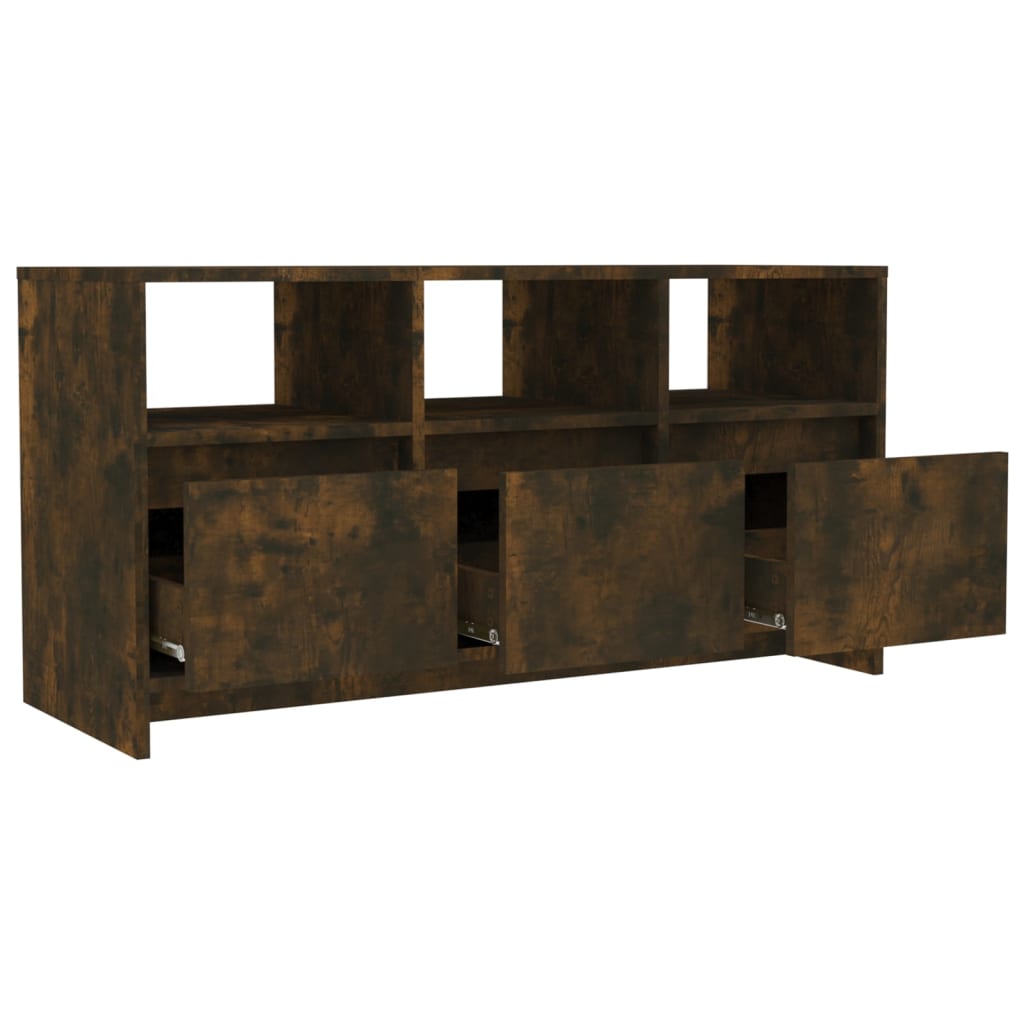 TV-Schrank Räuchereiche 102x37,5x52,5 cm Holzwerkstoff - Pazzar.ch