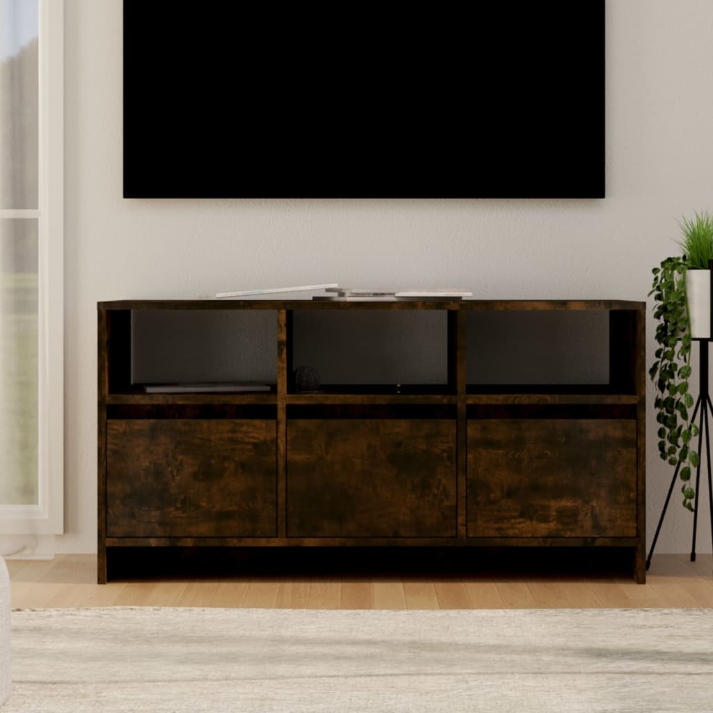 TV-Schrank Räuchereiche 102x37,5x52,5 cm Holzwerkstoff - Pazzar.ch