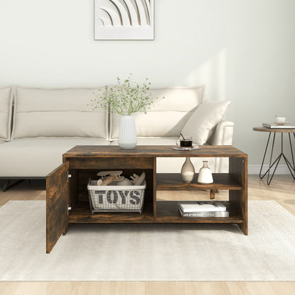 Couchtisch Räuchereiche 102x50x45 cm Holzwerkstoff - Pazzar.ch