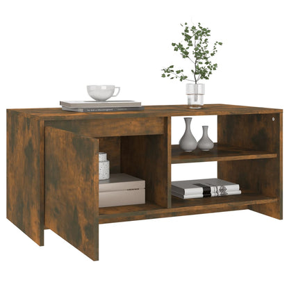 Couchtisch Räuchereiche 102x50x45 cm Holzwerkstoff - Pazzar.ch
