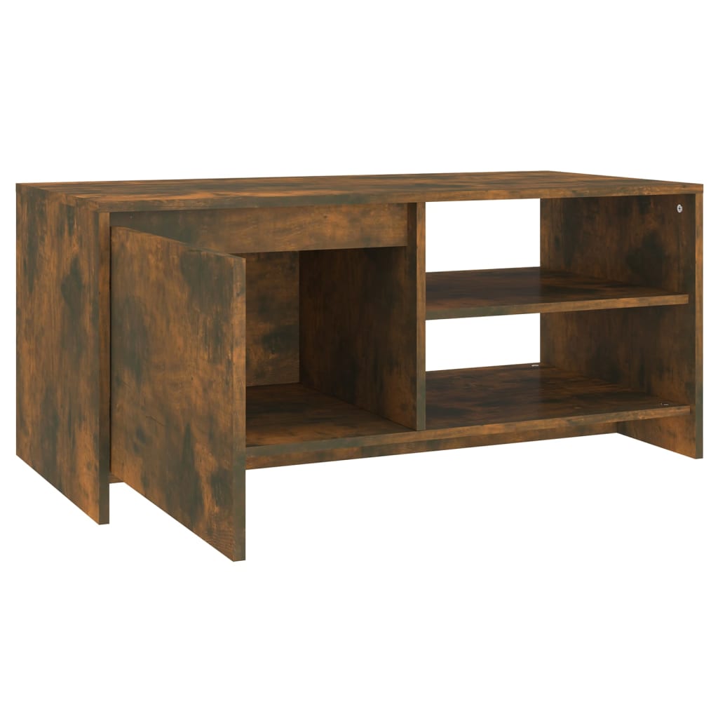 Couchtisch Räuchereiche 102x50x45 cm Holzwerkstoff - Pazzar.ch