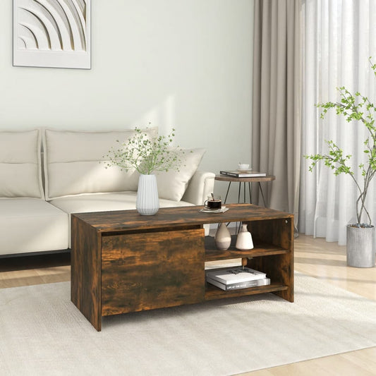 Couchtisch Räuchereiche 102x50x45 cm Holzwerkstoff - Pazzar.ch