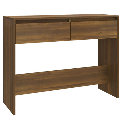 Konsolentisch Braun Eichen-Optik 100x35x76,5 cm Holzwerkstoff - Pazzar.ch
