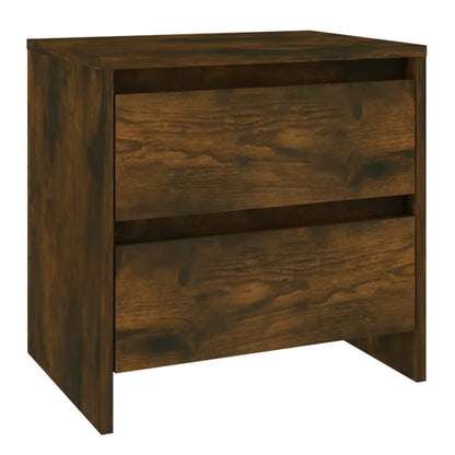 Nachttische 2 Stk. Räuchereiche 45x34,5x44,5 cm Holzwerkstoff - Pazzar.ch