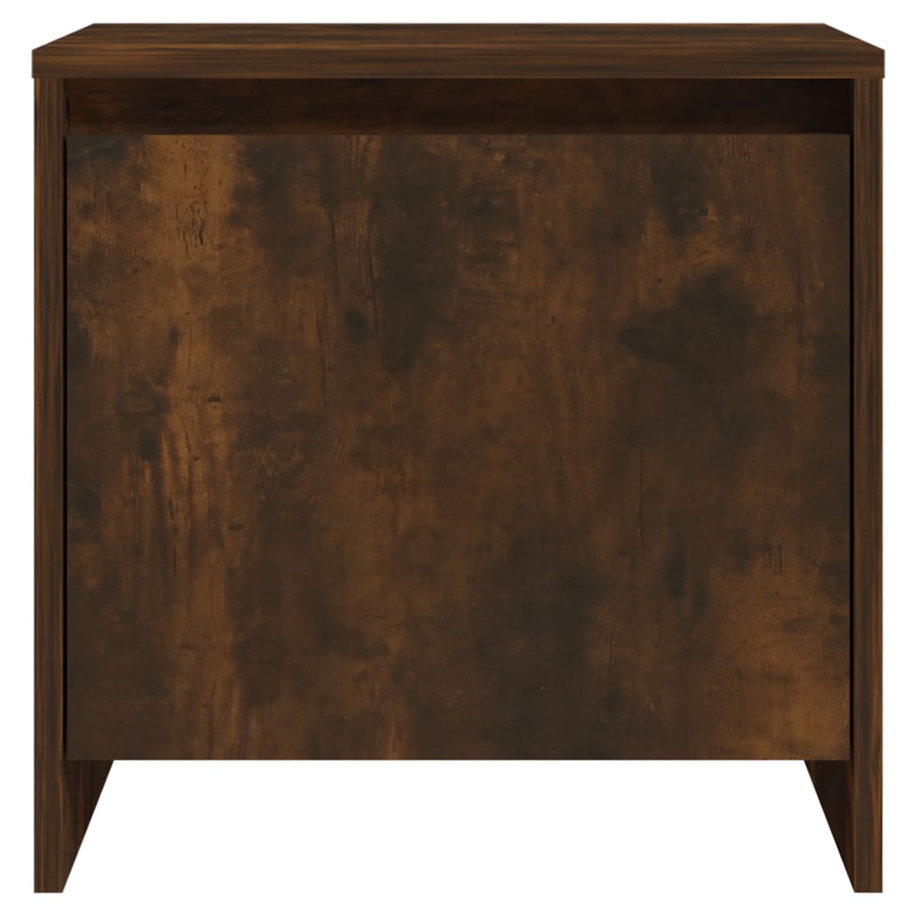 Nachttische 2 Stk. Räuchereiche 45x34x44,5 cm Holzwerkstoff - Pazzar.ch