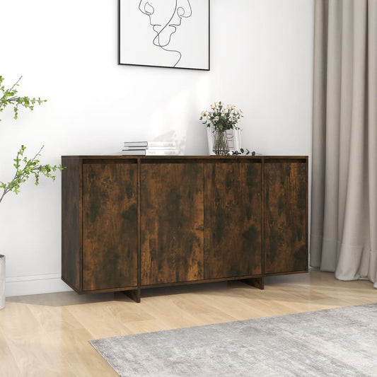 Sideboard Räuchereiche 135x41x75 cm Holzwerkstoff - Pazzar.ch