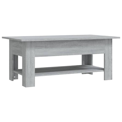Couchtisch Grau Sonoma 102x55x42 cm Holzwerkstoff - Pazzar.ch