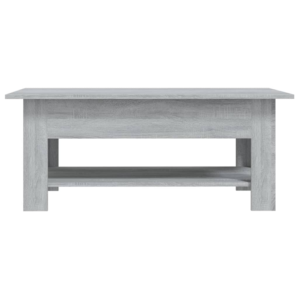 Couchtisch Grau Sonoma 102x55x42 cm Holzwerkstoff - Pazzar.ch