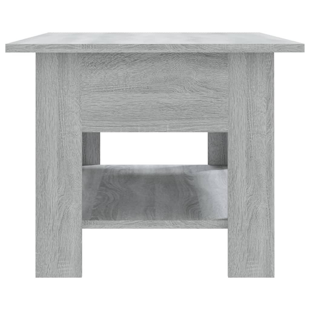 Couchtisch Grau Sonoma 102x55x42 cm Holzwerkstoff - Pazzar.ch