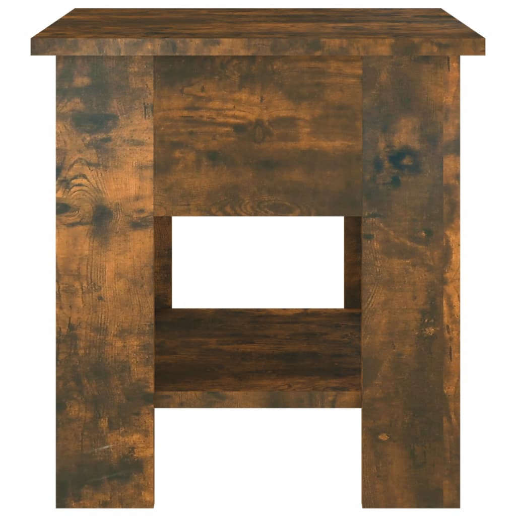 Couchtisch Räuchereiche 40x40x42 cm Holzwerkstoff - Pazzar.ch