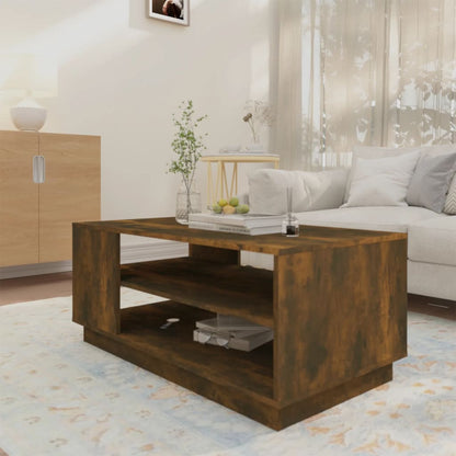 Couchtisch Räuchereiche 102x55x43 cm Holzwerkstoff - Pazzar.ch