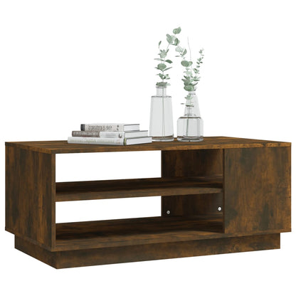 Couchtisch Räuchereiche 102x55x43 cm Holzwerkstoff - Pazzar.ch