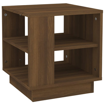 Couchtisch Braun Eichen-Optik 40x40x43 cm Holzwerkstoff - Pazzar.ch