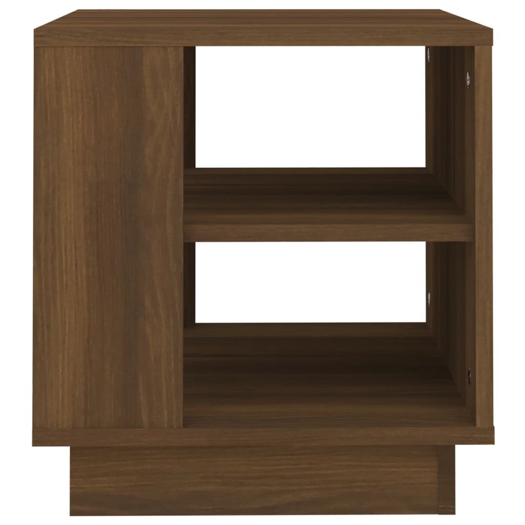 Couchtisch Braun Eichen-Optik 40x40x43 cm Holzwerkstoff - Pazzar.ch