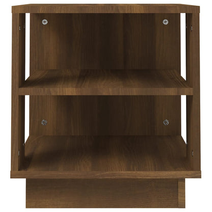 Couchtisch Braun Eichen-Optik 40x40x43 cm Holzwerkstoff - Pazzar.ch