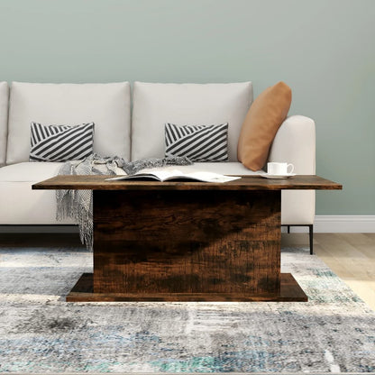 Couchtisch Räuchereiche 102x55,5x40 cm Holzwerkstoff - Pazzar.ch