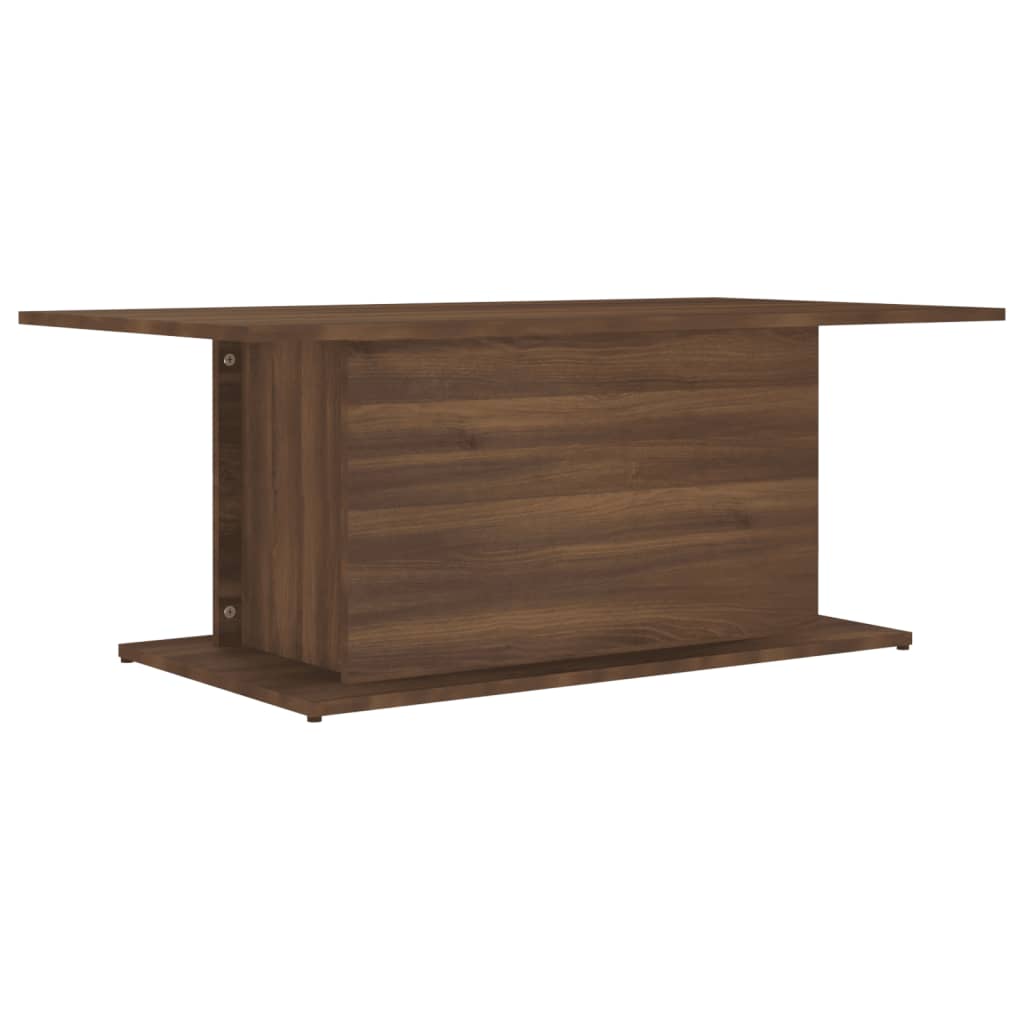 Couchtisch Braun Eiche 102x55,5x40 cm Holzwerkstoff - Pazzar.ch