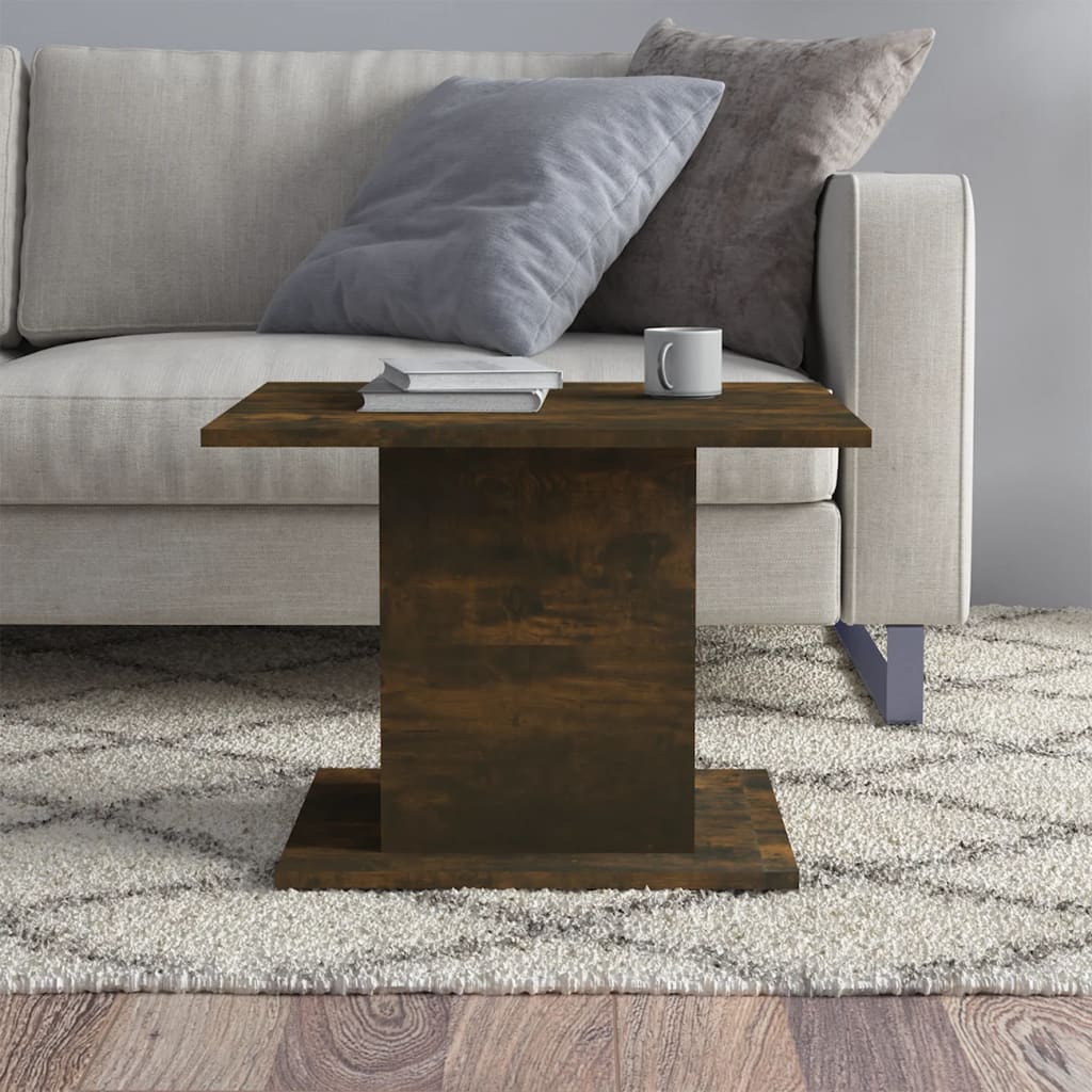 Couchtisch Räuchereiche 55,5x55,5x40 cm Holzwerkstoff - Pazzar.ch