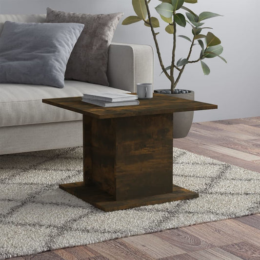 Couchtisch Räuchereiche 55,5x55,5x40 cm Holzwerkstoff - Pazzar.ch