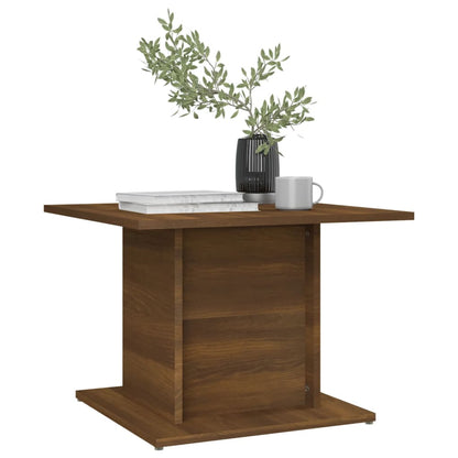 Couchtisch Braun Eichen-Optik 55,5x55,5x40 cm Holzwerkstoff - Pazzar.ch