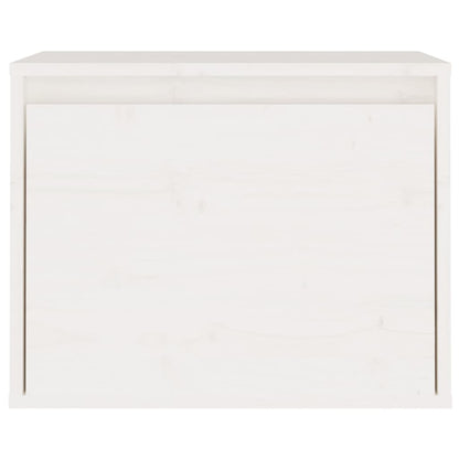 Wandschrank Weiß 45x30x35 cm Massivholz Kiefer - Pazzar.ch