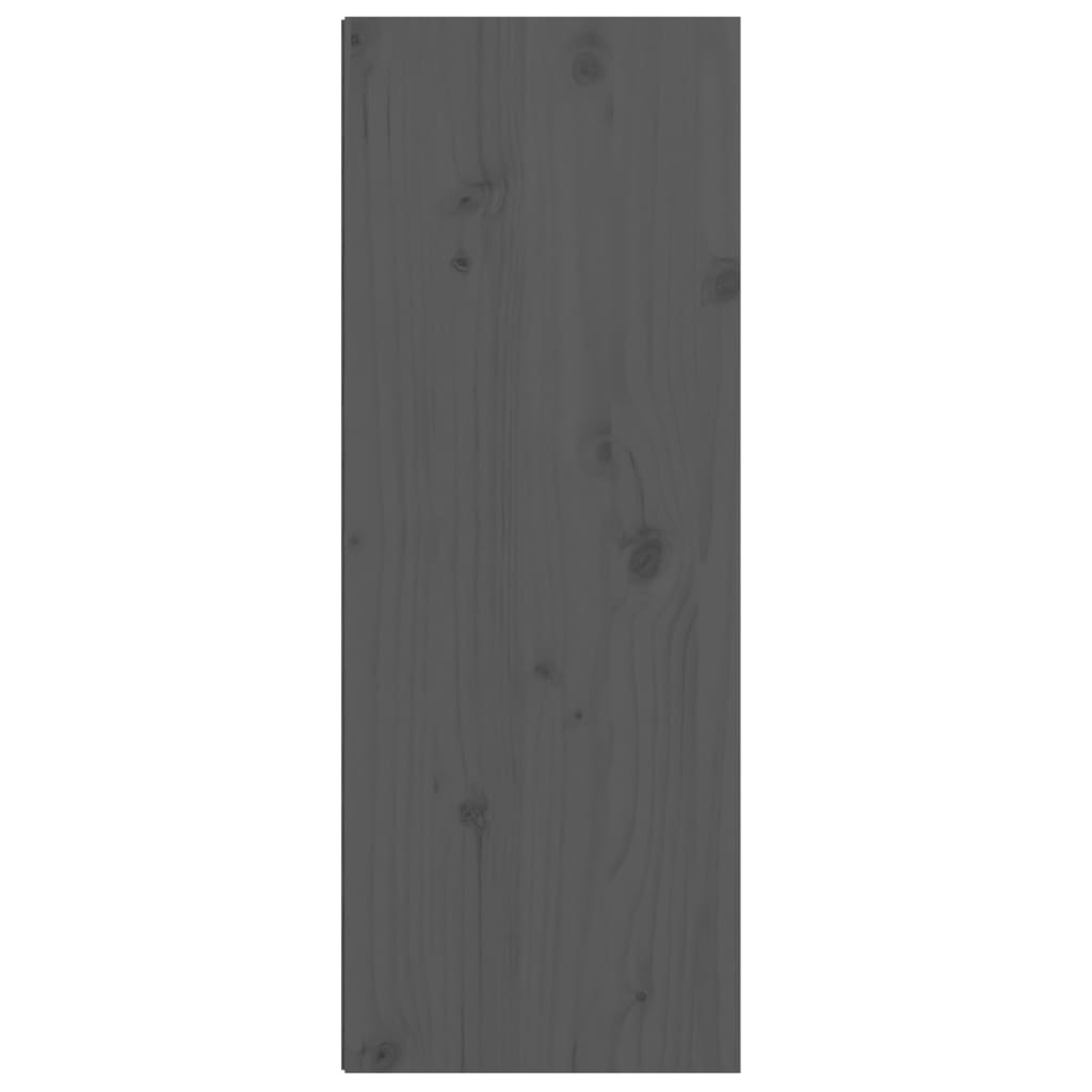 Wandschrank Grau 30x30x80 cm Massivholz Kiefer - Pazzar.ch
