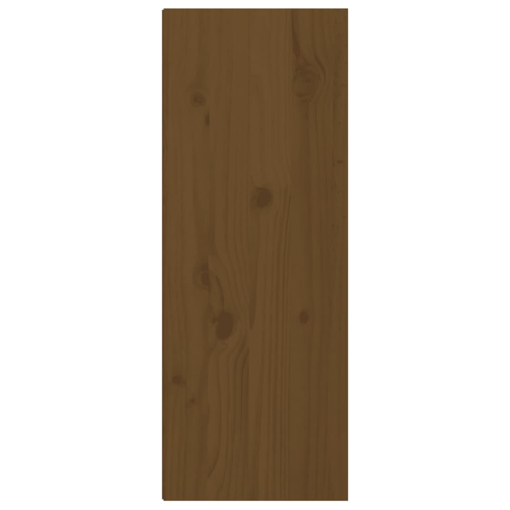 Wandschrank Honigbraun 30x30x80 cm Massivholz Kiefer
